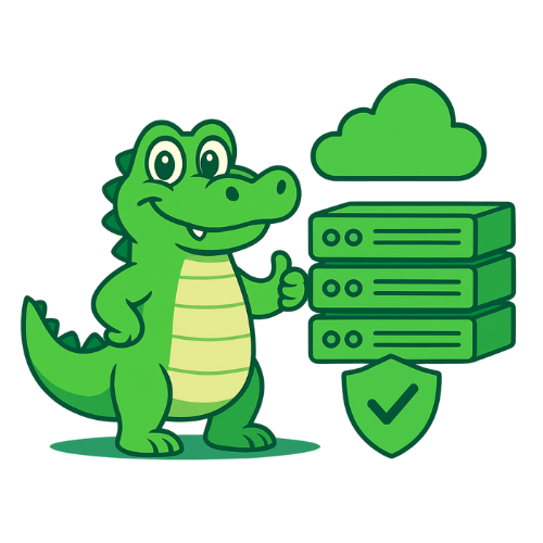 Illustration of powerful and scalable cloud servers at Hostalig